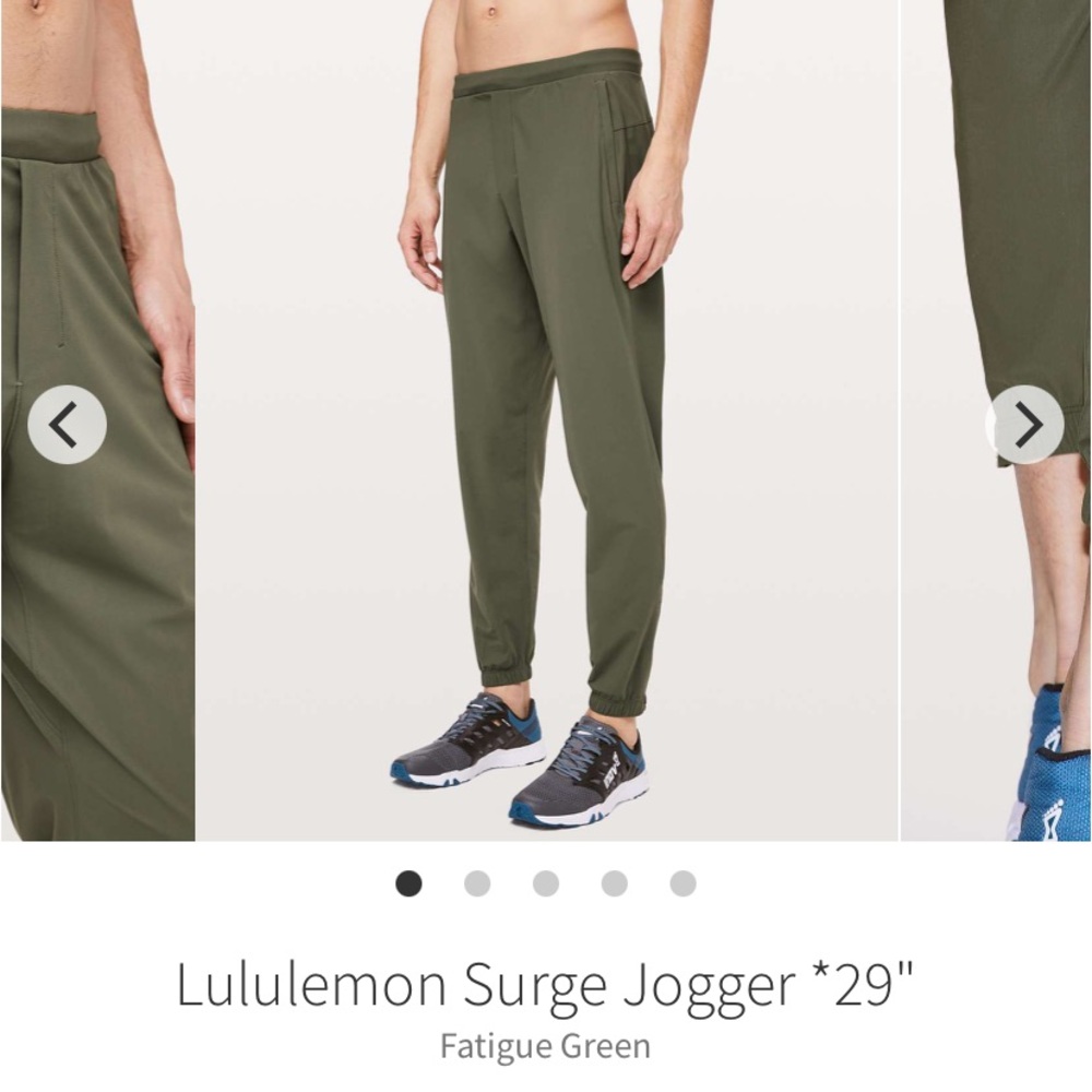 Men’s Lululemon Surge Jogger 29” Large